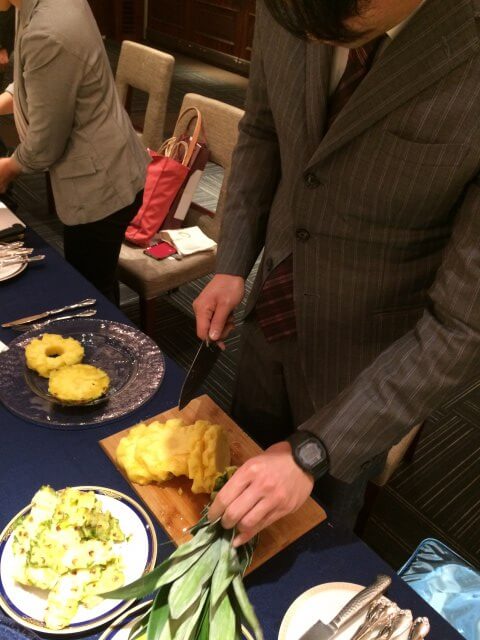 カットして完成