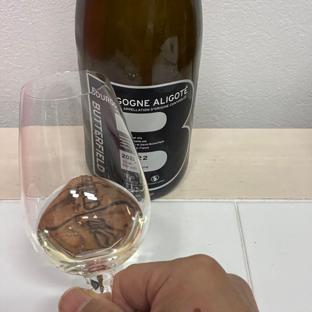 ブルゴーニュ アリゴテ（バターフィールド）の外観