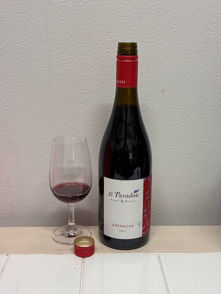 「ル　パラドゥ　グルナッシュ2022」の香りや味わいコメント